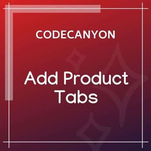 Add Product Tabs