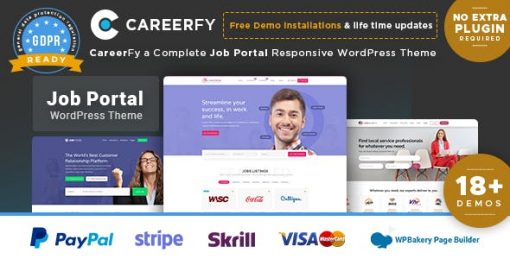 Careerfy - Job Board WordPress Theme 6.3.0