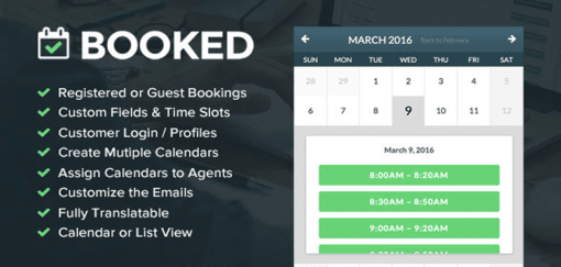 Booked - Appointment Booking for WordPress 2.4.2