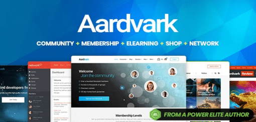 Aardvark - Community, Membership, BuddyPress Theme4.43