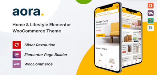 Aora - Home & Lifestyle Elementor WooCommerce Theme 1.2.9