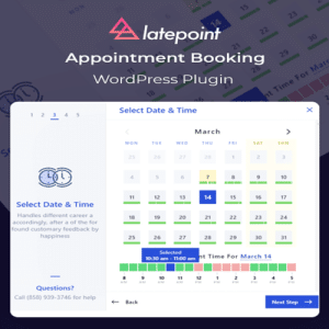 LatePoint 4.7.7 + Addons – Booking & Reservation plugin for WordPress