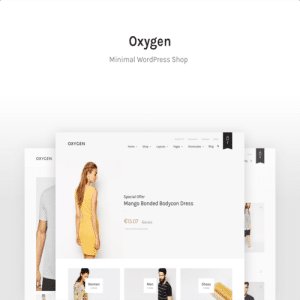 Oxygen 5.19 – WooCommerce WordPress Theme