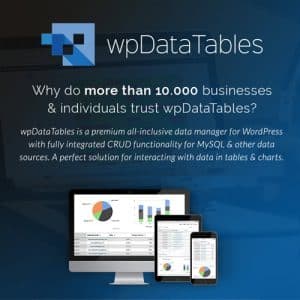 wpDataTables Pro Pro 5.5 + All 3 Addons